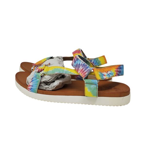 Jellypop Quest Sandals Adjustable Strappy Tie Dye Summer 9.5 - Picture 3 of 12